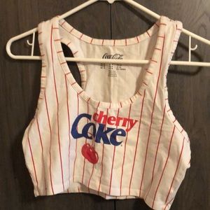 Cherry Coke Crop Top